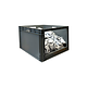 Euronorm stapelbak 800x600x445mm - 185 liter,  met grijpopening