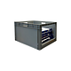 Euronorm stapelbak 800x600x445mm - 185 liter,  met grijpopening