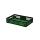 Agri bak groen 600x400x140 mm - 26L, geperforeerd