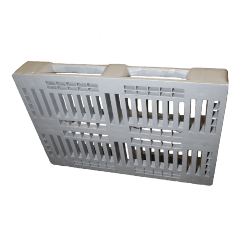 H1 Hygiëne pallet 1200x800x160mm - 1250 kg, open dek, zonder randen, gebruikt