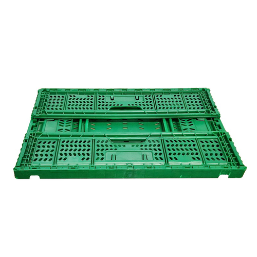 Caisse à fruits pliable ajourée 600x397x180 mm - 36 L, PEHD, Occasion