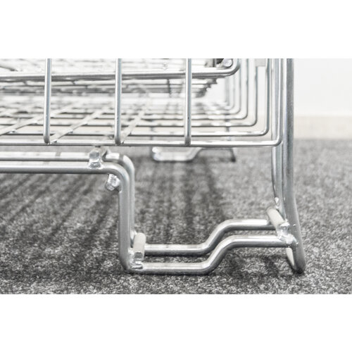 Inklapbare metalen draadcontainer 1200x1000x1000mm - verzinkt