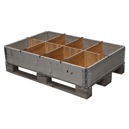 Séparateur de palettes 1200x800x200mm - 8 compartiments