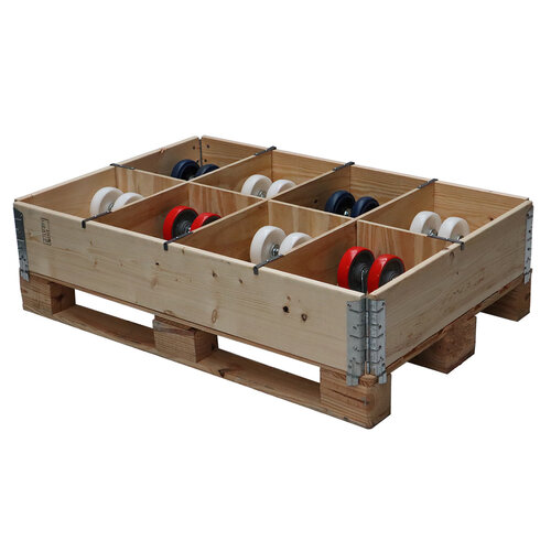 Séparateur de palettes 1200x800x200mm - 8 compartiments