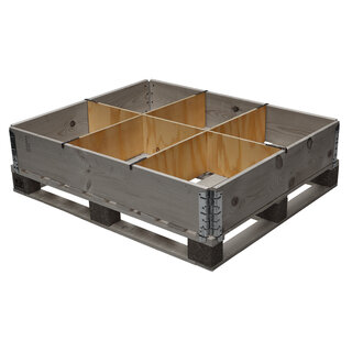 Séparateur de réhausses - 1200x1000x200mm - 6 compartiments