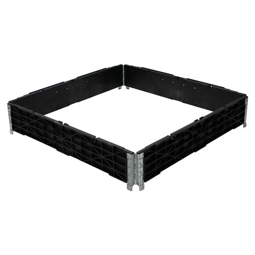 Réhausses palettes plastiques 1200x1200mm - 4 charnières