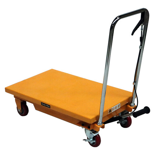 Schaarheftafel 935x450x800 mm - 150 kg, verrijdbaar