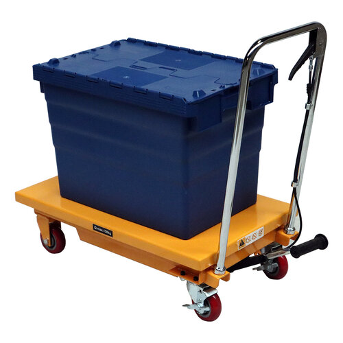 Schaarheftafel 935x450x800 mm - 150 kg, verrijdbaar