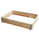 Palletrand 1200x800x200mm - hout, B keus, 4 scharnieren, nieuw