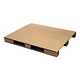 Pallet 1200x1000x110mm - Karton, gesloten dek, 500 kg