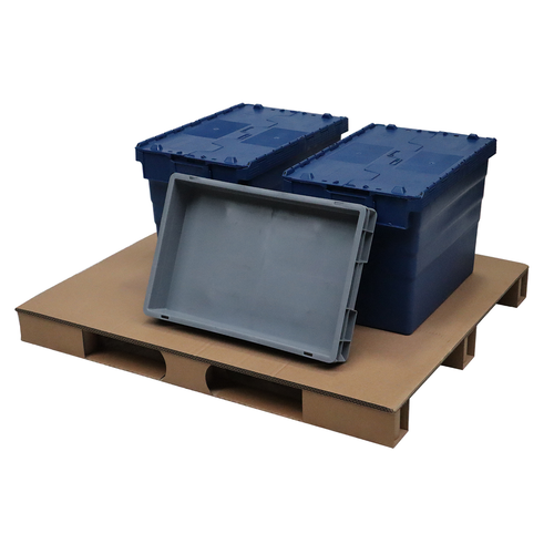 Palette 1200x1000x110mm - Carton, plateau plein, 500 kg