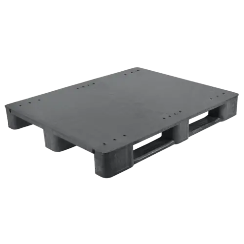 Palette en plastique 1200x800x145mm - 1250kg, plancher plein, 3 semelles - Copy - Copy - Copy - Copy