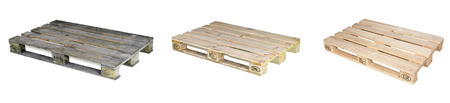 Verschillende soorten Europallets