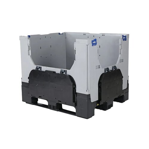 Palletbox - 1200x1000x975mm, opvouwbaar, gebruikt