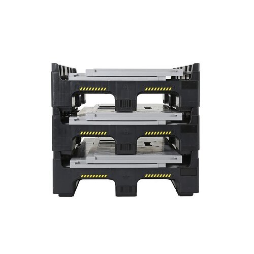 Palletbox - 1200x1000x975mm, opvouwbaar, gebruikt