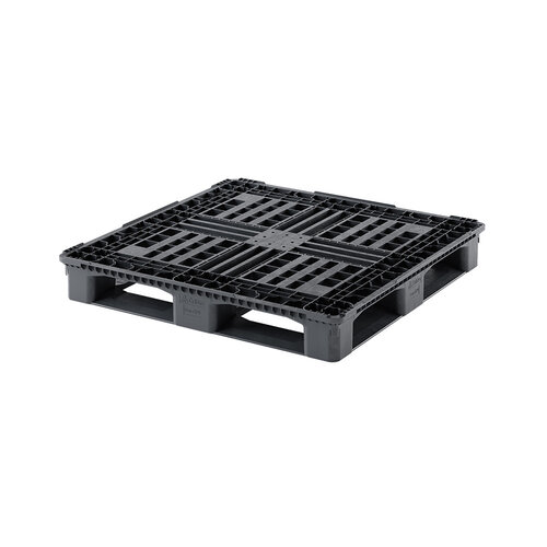 Palette chimique CP9 1140x1140x150 mm - HDPE, pont ouvert, 1400 kg