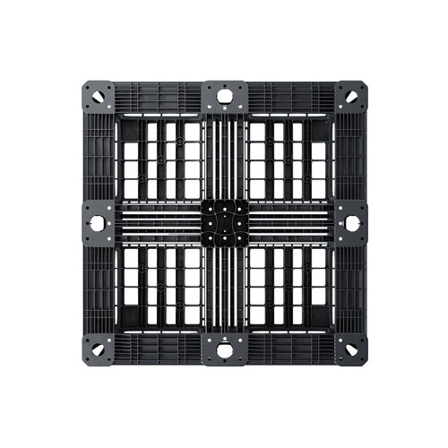 Palette chimique CP9 1140x1140x150 mm - HDPE, pont ouvert, 1400 kg