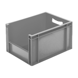 Bac norme Europe en plastique 400x300x235mm - PP plastique