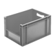 Euronorm stapelbak 400x300x230mm, met grijpopening