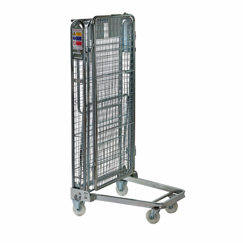 Roll-conteneur antivol emboîtable 860x737x1676mm