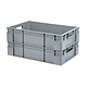 Bac gerbable en plastique Euronorm 600x400x150 mm - empilable