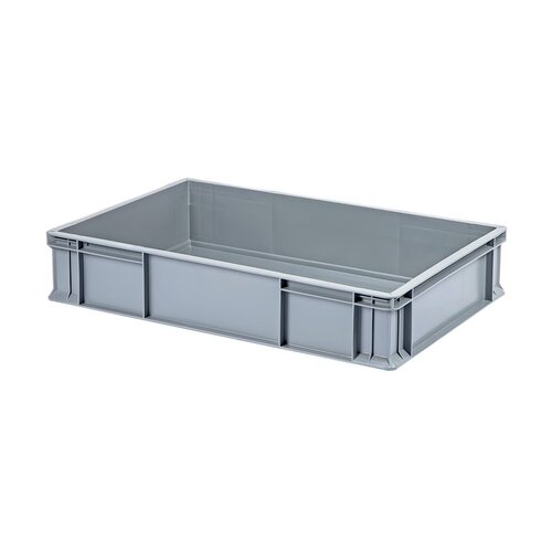 Euronorm plastic bak 600x400x120mm - gesloten, 22L