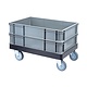 Euronorm plastic bak 600x400x120mm - gesloten, 22L