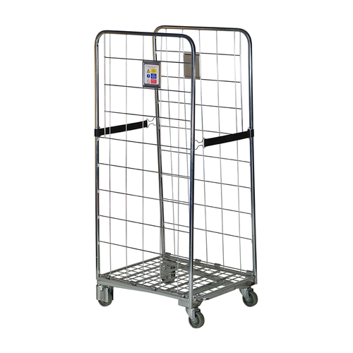 Rolcontainer 800x664x1767 mm – 2-heks, nestbaar