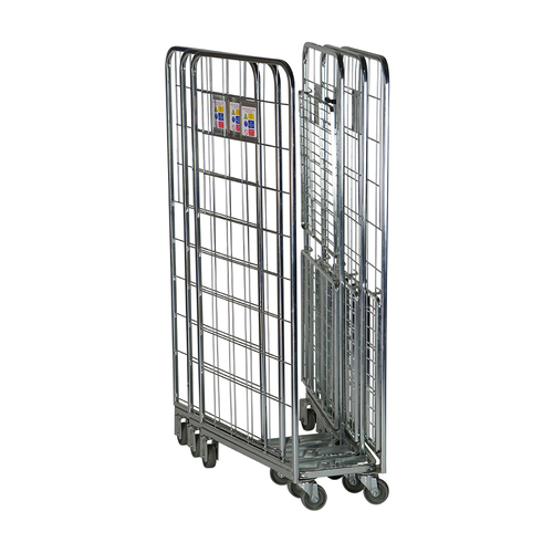 Rolcontainer 800x664x1767 mm – 2-heks, nestbaar