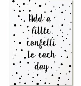 Kaart Add a little confetti to each day