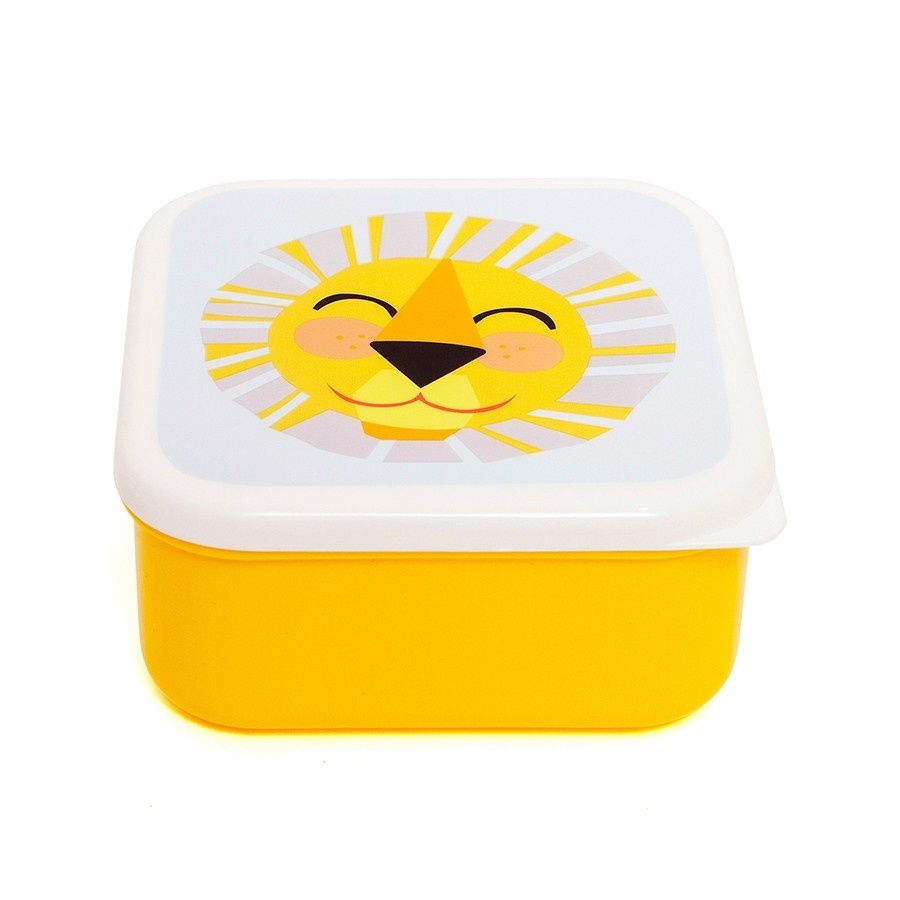 Petit Monkey Lunchbox set shiny lion