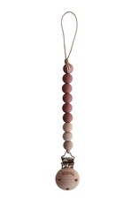 Mushie Speenketting cleo | Red/wood