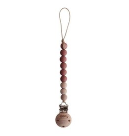 Mushie Speenketting cleo | Red/wood