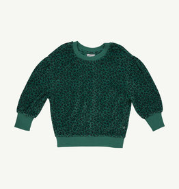 Maed for mini Leafy Leopard sweater