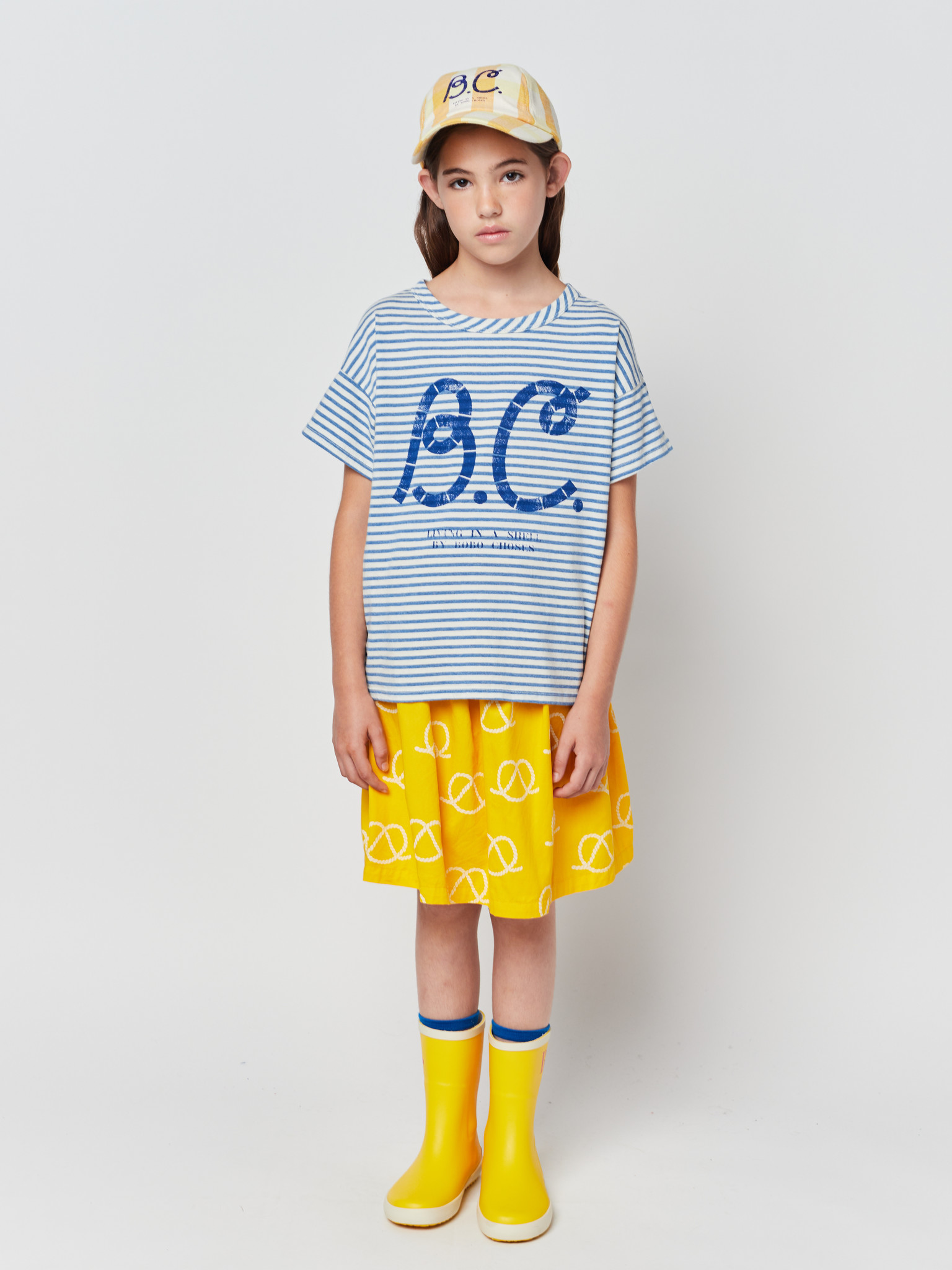 Bobo Choses Blue Stripes | T-shirt