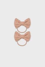 Lil Atelier Delia 2p Hair Elastic | Mocha Mousse