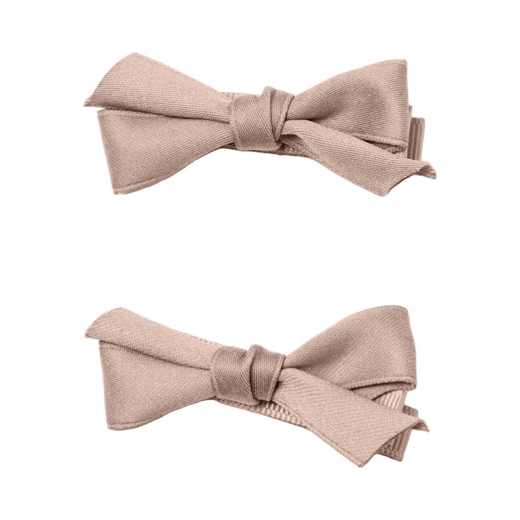 Lil Atelier Darla 2P Hair Clips | Rose Dust