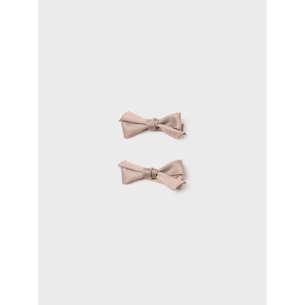 Lil Atelier Darla 2P Hair Clips | Rose Dust