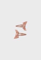 Lil Atelier Dinja 2P Hair Clips | Mocha Mousse