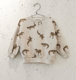 Play-up Printed Fleece Sweater | Luana