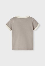 Lil Atelier Hali SS Loose Top | Frost Gray