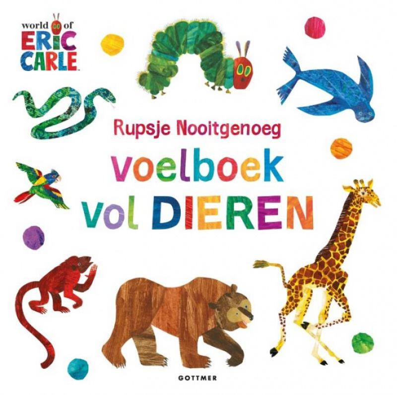 Gottmer Rupsje Nooit Genoeg | Voelboek Vol Dieren