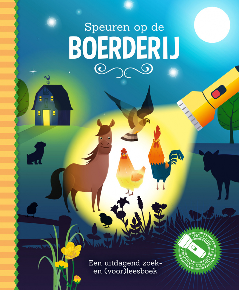 Lantaarn Publishers Speuren op de boerderij | Zaklampboek