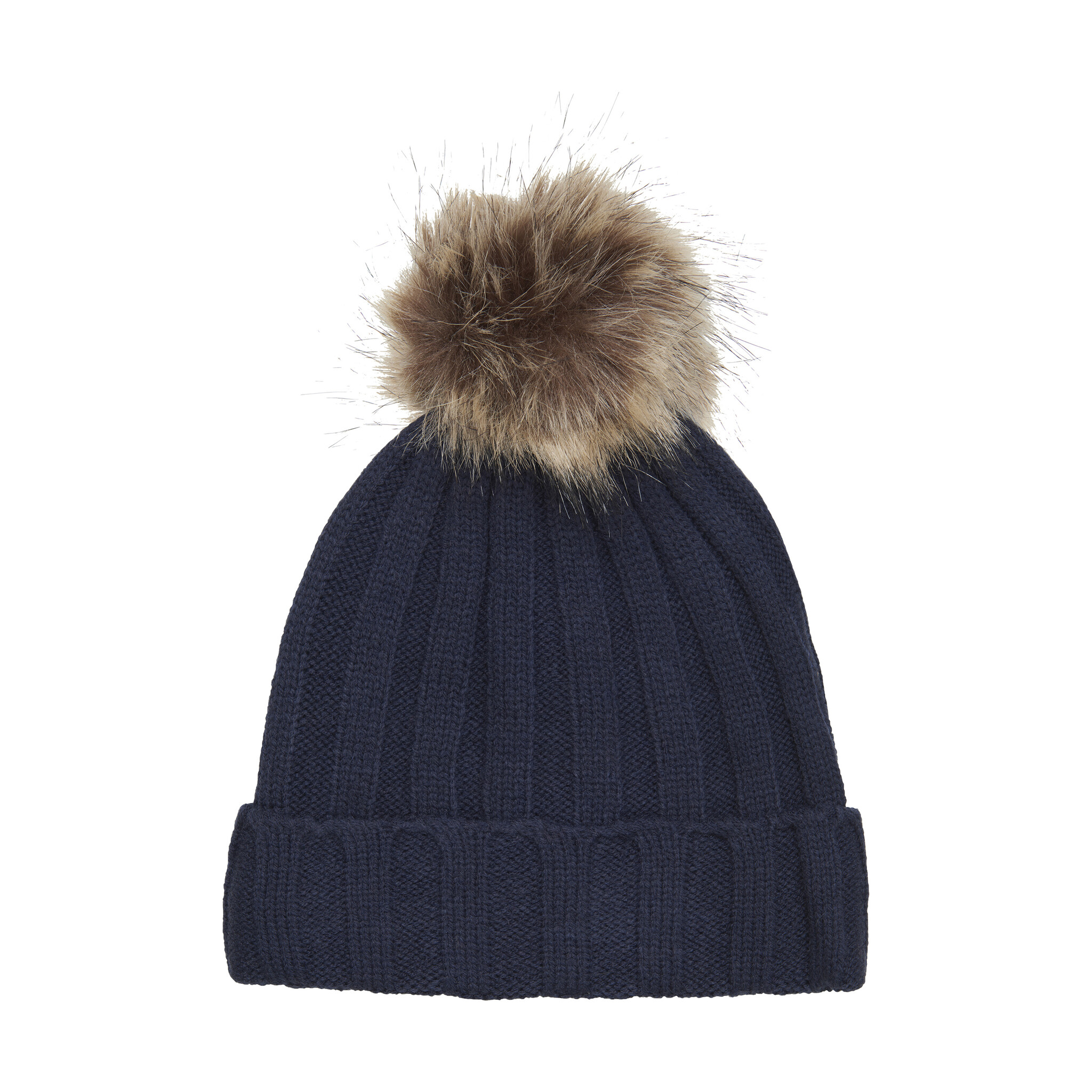 Enfant Beanie w. face fur | Parisian Night