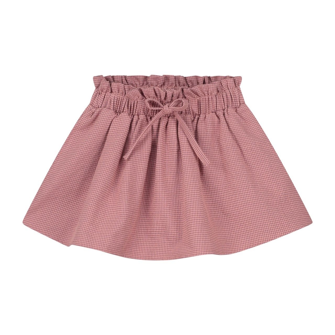 Charlie Petite Honey Skirt | pink check
