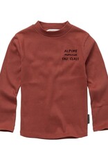 Sproet & Sprout T-shirt Turtle Neck Ski Class | Barn Red