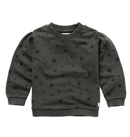 Sproet & Sprout Sweatshirt Girls Snowball Print | Asphalt