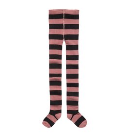 Sproet & Sprout Tights Block Stripe | Misty Rose