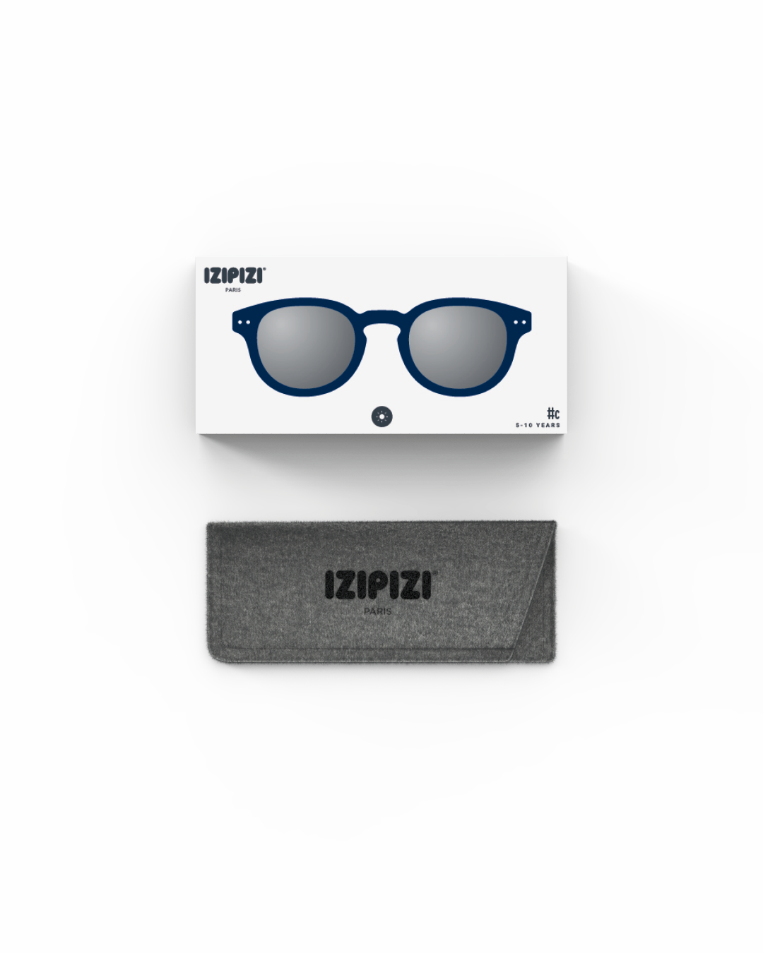 Izipizi Sunglasses Junior | C Navy Blue Grey Lenses 5-10Y