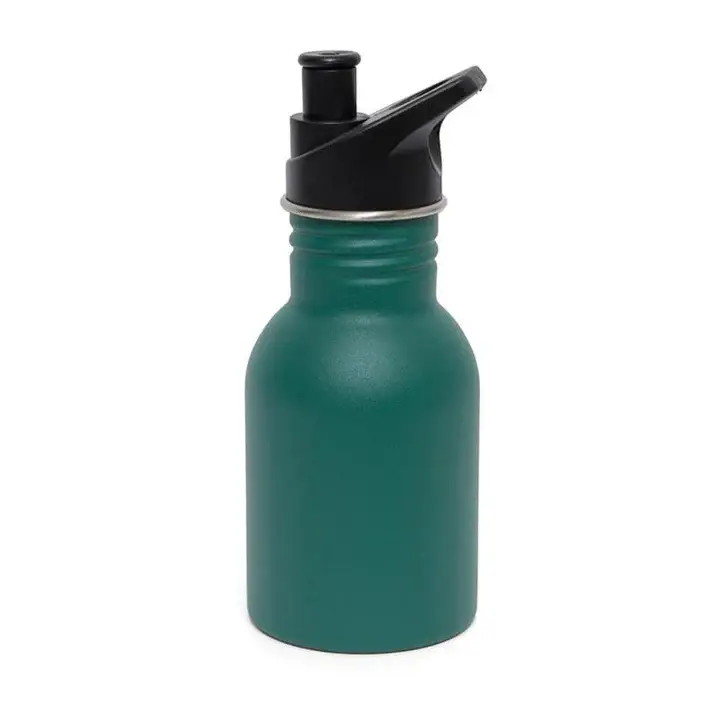 Petit Monkey Stainless Steel Drink Bottle | Pine Green